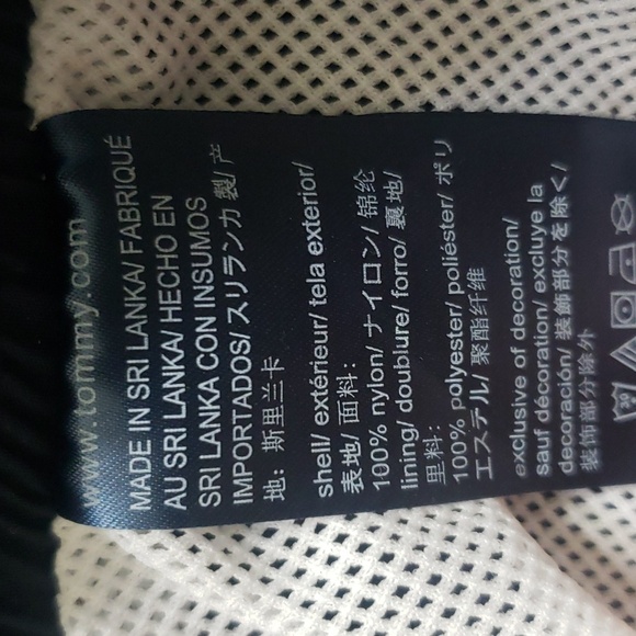 TOMMY HILFIGER MENS XL SWIM TRUNKS MAILLOT SHORTS BLUE CORE NWT 7" INSEAM - Picture 7 of 8